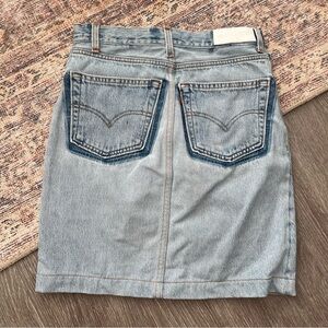 RE/DONE Levis Jean Skirt